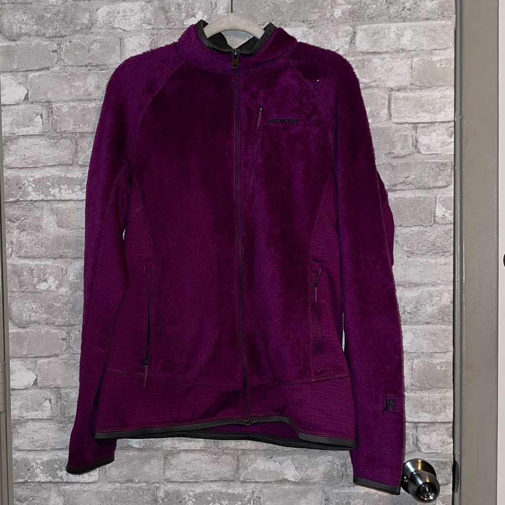 Women's Patagonia R4 fleece fluzzy sweater sz L #A4